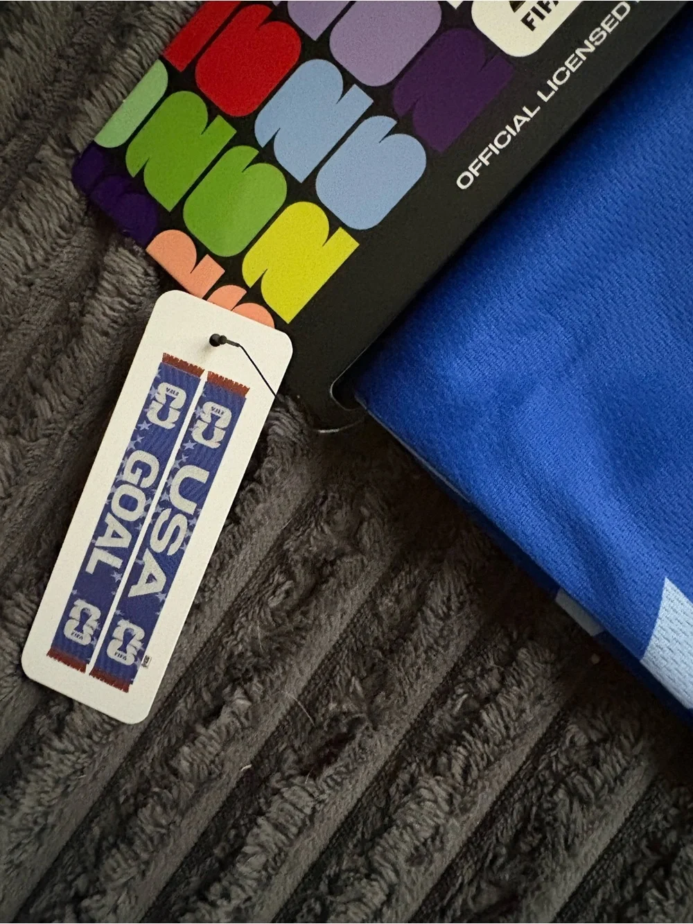 FIFA Blue Fan Scarf for Men — Official Licensed Apparel